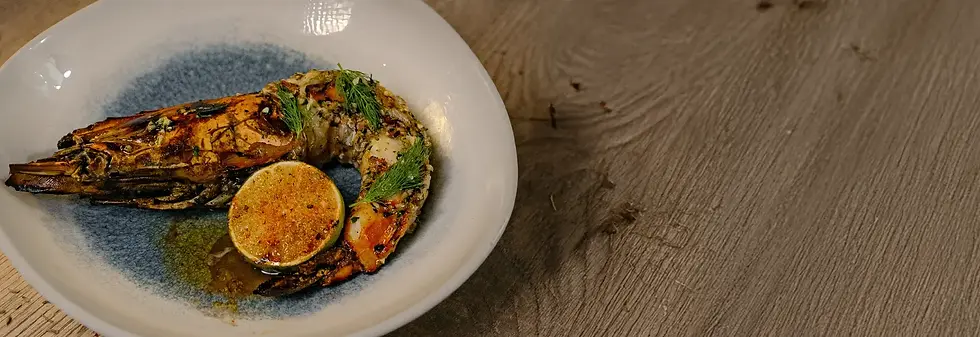 cocina con mariscos en Craft