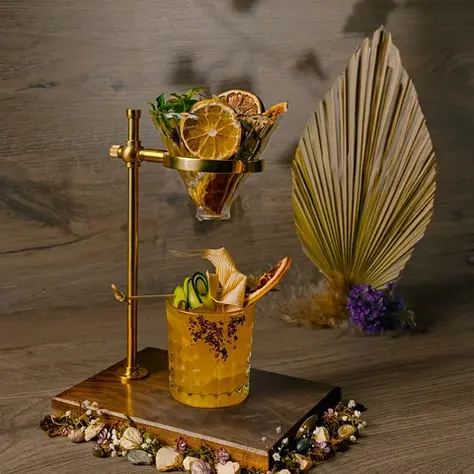 Coctel de autor en Craft Rooftop Cabo
