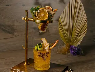 Signature cocktail at Craft Rooftop Cabo